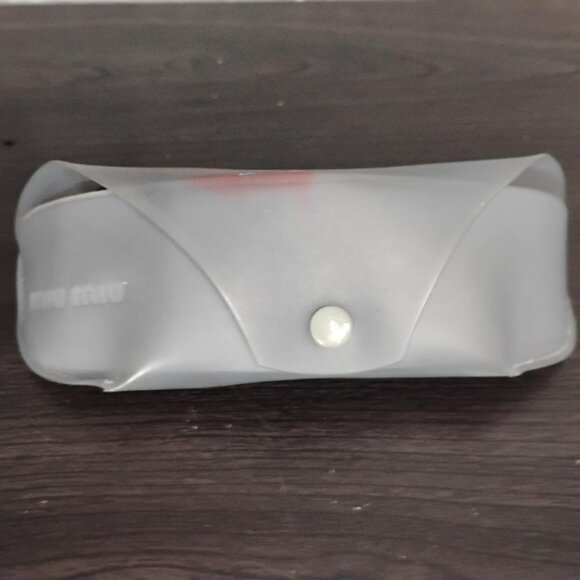 Miu Miu  Big Logo Rhinestone Square Oversized Sunglasses - Picture 7 of 7